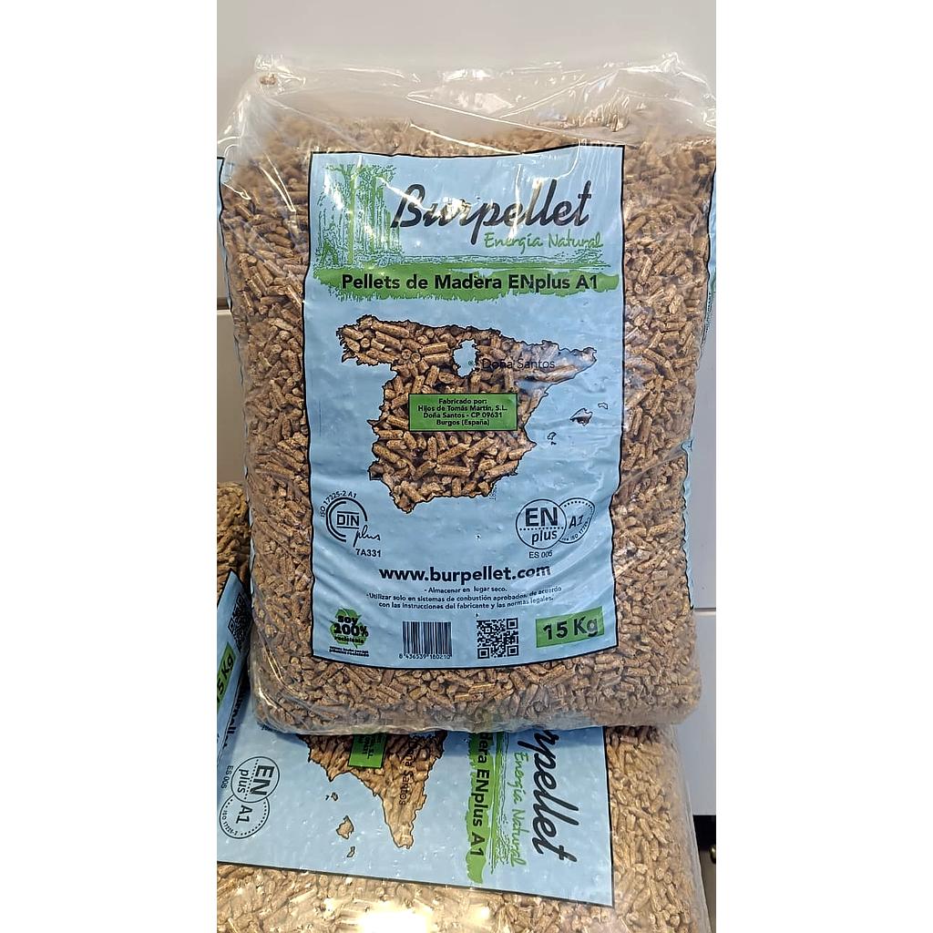 Burpellet - 2 Palets de 144 Sacos certificado Enplus 15 kg