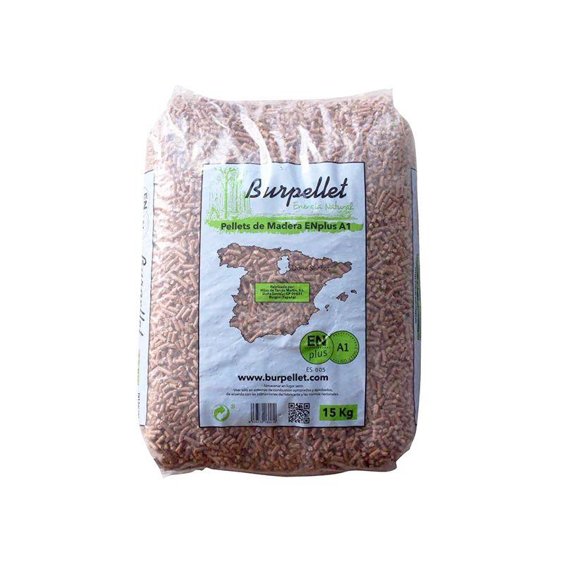 Burpellet - 3 Palets de 216 Sacos certificado Enplus 15 kg